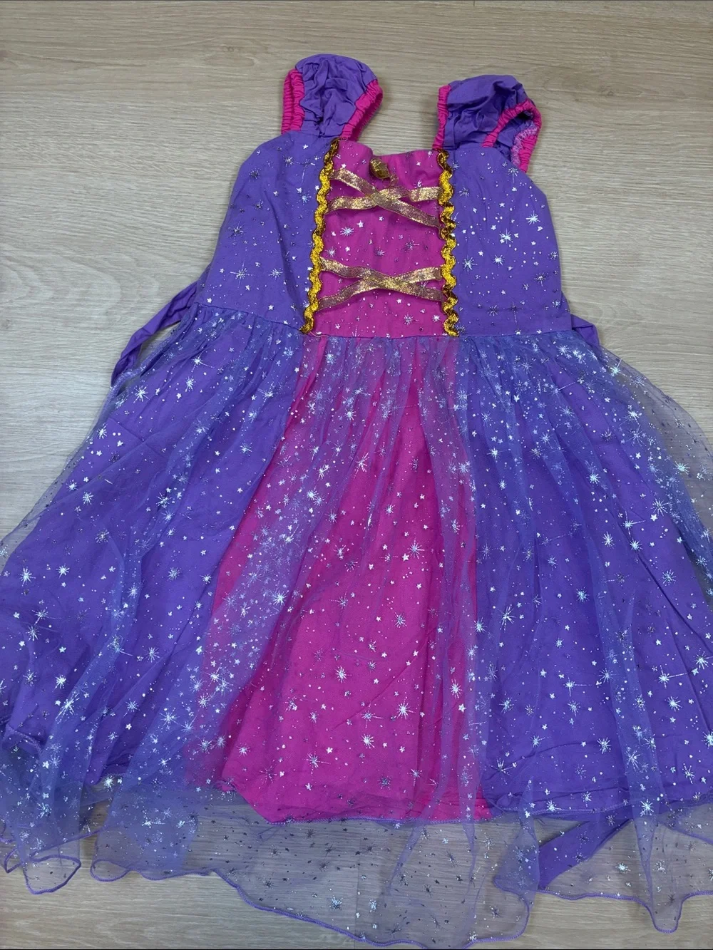 Purple and Pink Star Princess Costume Dress 3/4T